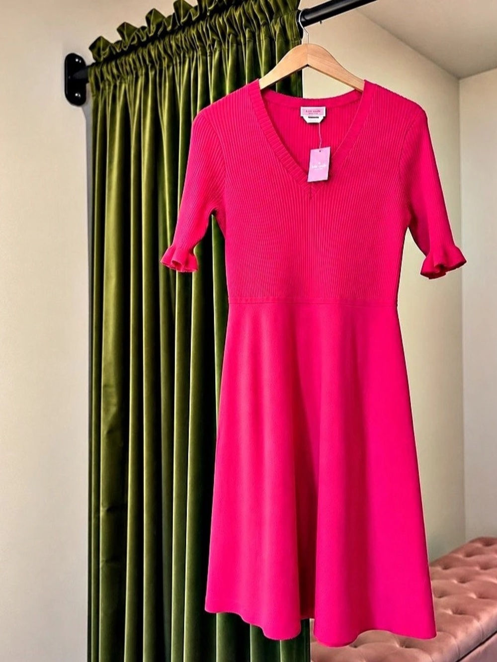 Kate Spade New York Pink Midi Dress